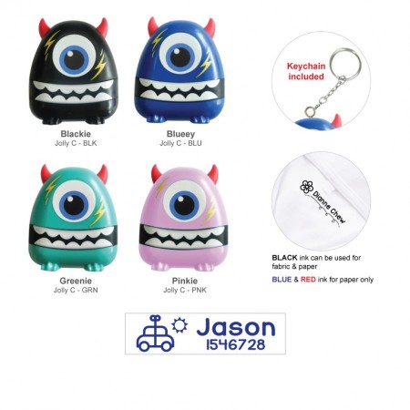 Jolly Stamp Monsterific Series C with keychain 40x10mm